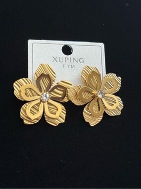 Stainless steel Flower earrings